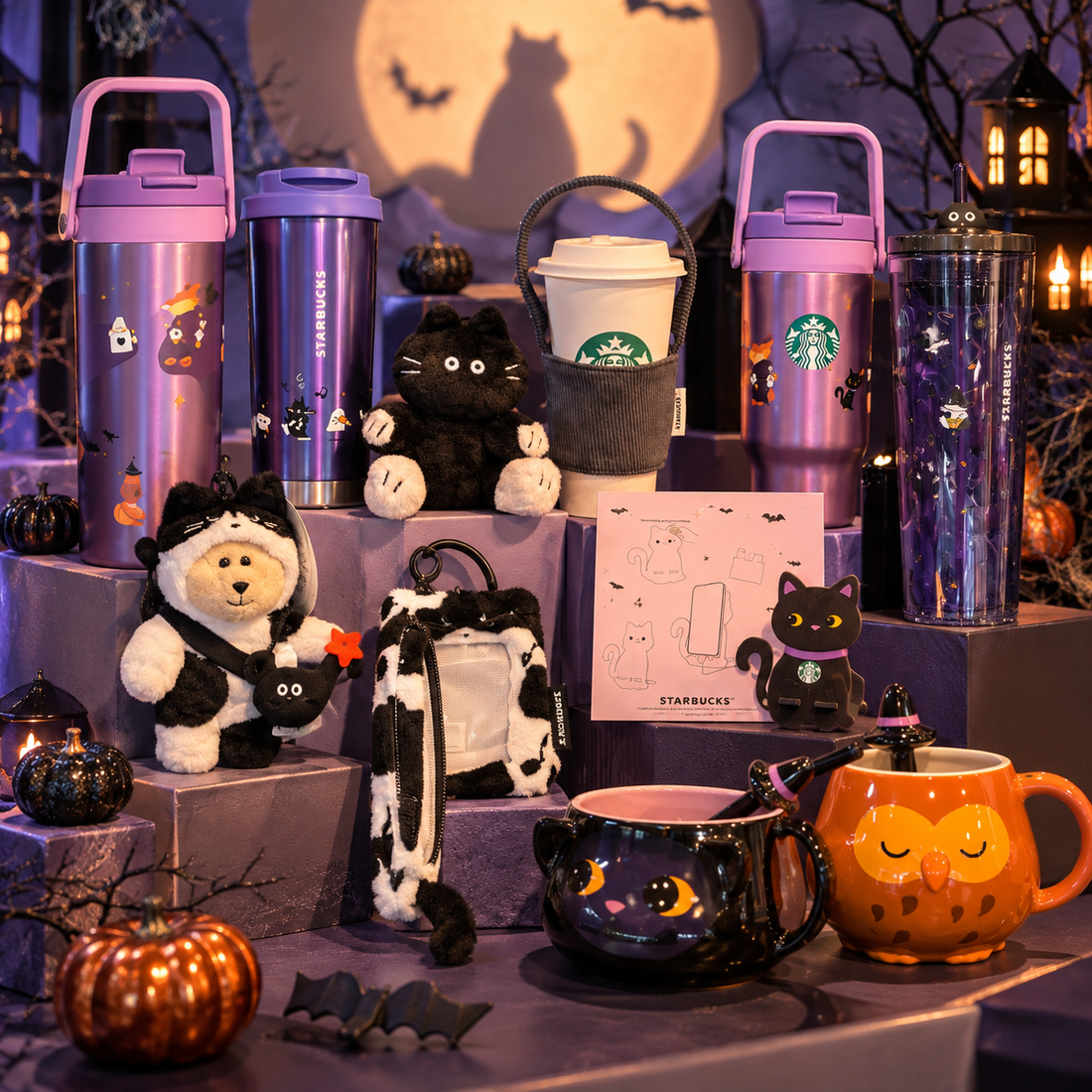🎃 Starbucks Halloween Hong Kong 2026 🐈⬛