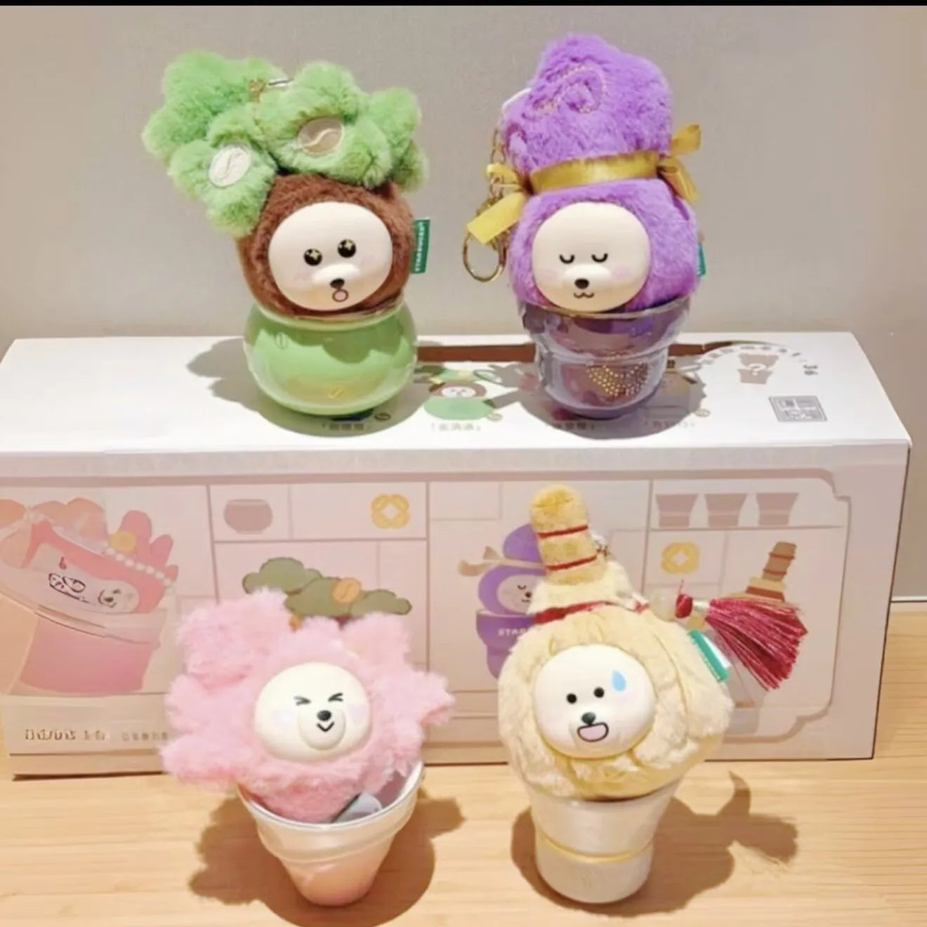 Starbucks 2026 China Star Luck Tea Cup with Bear toy