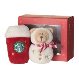 Starbucks Japan Holiday 2026 Plush Ornament Set