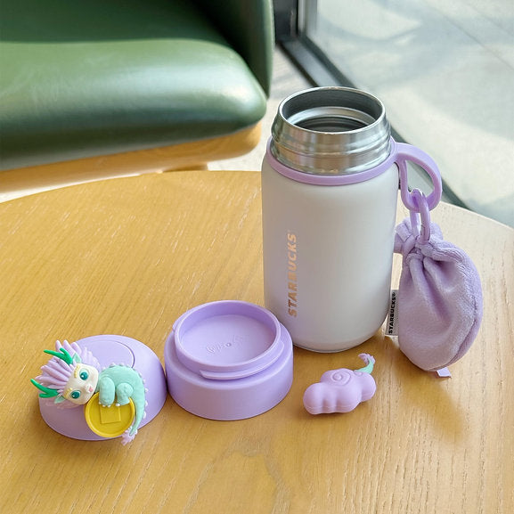 Year of the Dragon Stainless Steel Tumbler with Snack Container 265ml