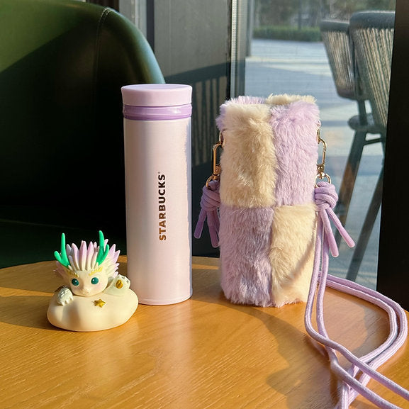 Year of the Dragon Stainless Steel Tumbler with Fur Pouch 350ml