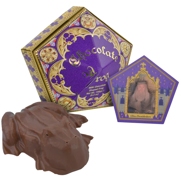 Rana de Chocolate - con envase de película auténtico Harry Potter Shop