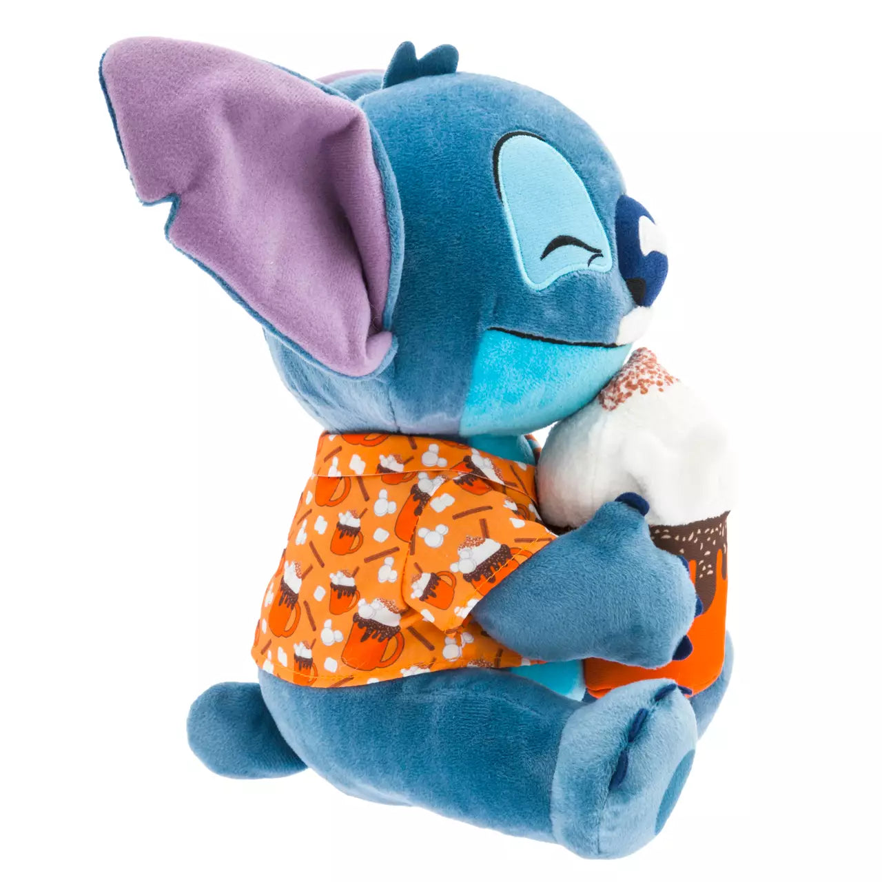 Peluche de Stitch Attacks Snacks – Chocolate caliente – Lanzamiento limitado – Diciembre Disney Store US