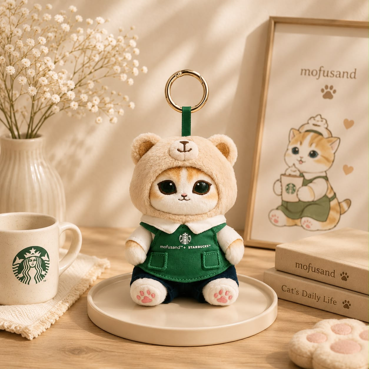 Mofusand peluche 2026 Starbucks