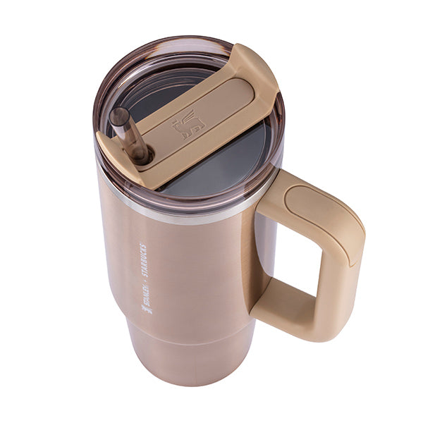Stanley Acero Inoxidable Color Champagne Starbucks Taiwan 2025 Christmas Party Series 30oz