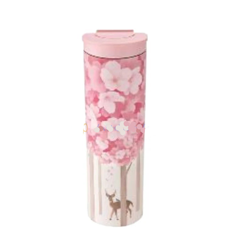 Termo de Acero Inoxidable Starbucks Taiwan 2025 Sakura series Sakura Road 473ml
