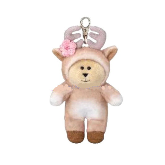 Llavero de Venado Bearista Starbucks Taiwan 2025 Sakura series Sakura
