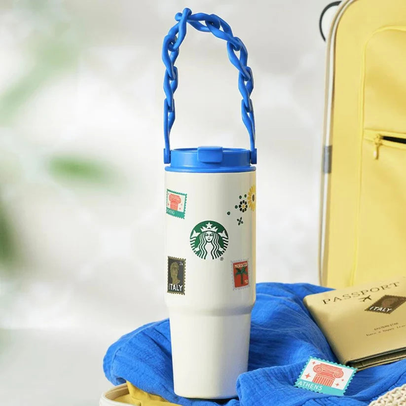 Termo de Acero Inoxidable Starbucks China 2025 Holiday Sea Breeze series 800ml