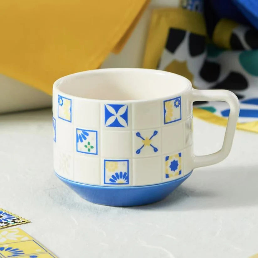 Taza de Ceramica Starbucks China 2025 Holiday Sea Breeze series 410ml