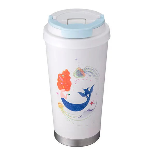 Vaso de acero inoxidable de la serie Ocean Siren 2025 de Starbucks, Taiwán, de 473 ml