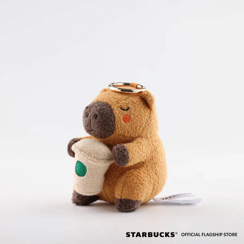 Llavero de Peluc heStarbucks Philippines 2026 Capy Citrus series Capybara