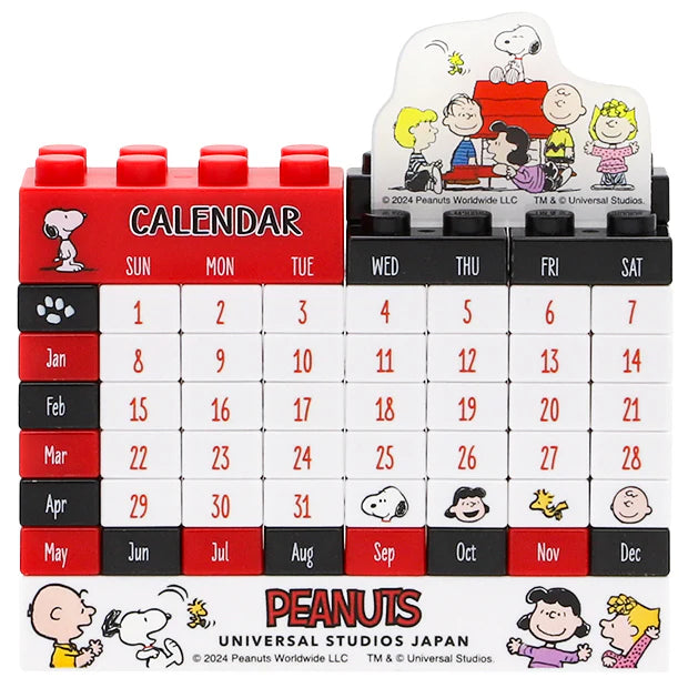 Calendario de bloques Peanuts Universal Studios Japan
