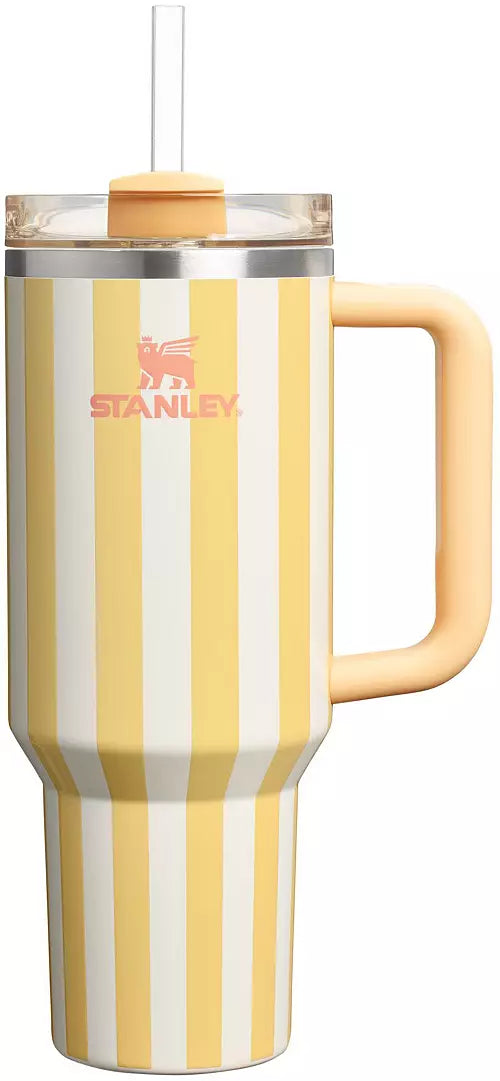 Vaso Stanley Butter Cabana Gloss Quencher H2.0 FlowState de 40 oz - Colección Oasis