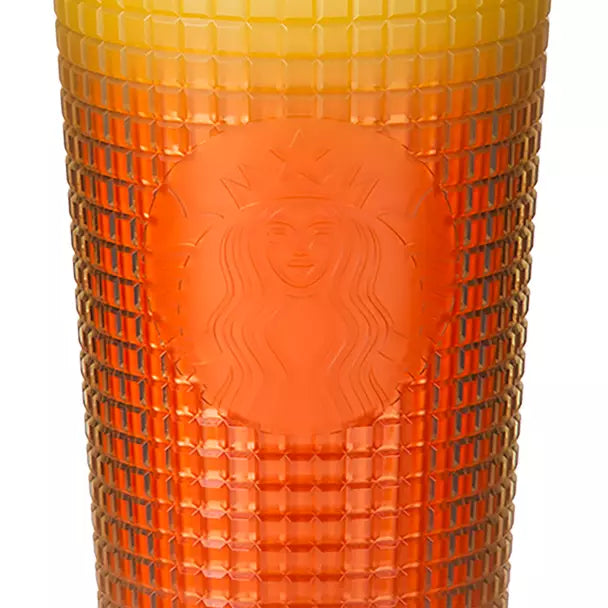 Mickey Mouse Halloween Candy Corn Starbucks® Vaso con Popote– Disneyland