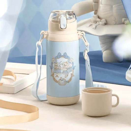 Termo azul de acero Inoxidable 19 oz Starbucks 2024 China Princess Afternoon Tea Blue Bear