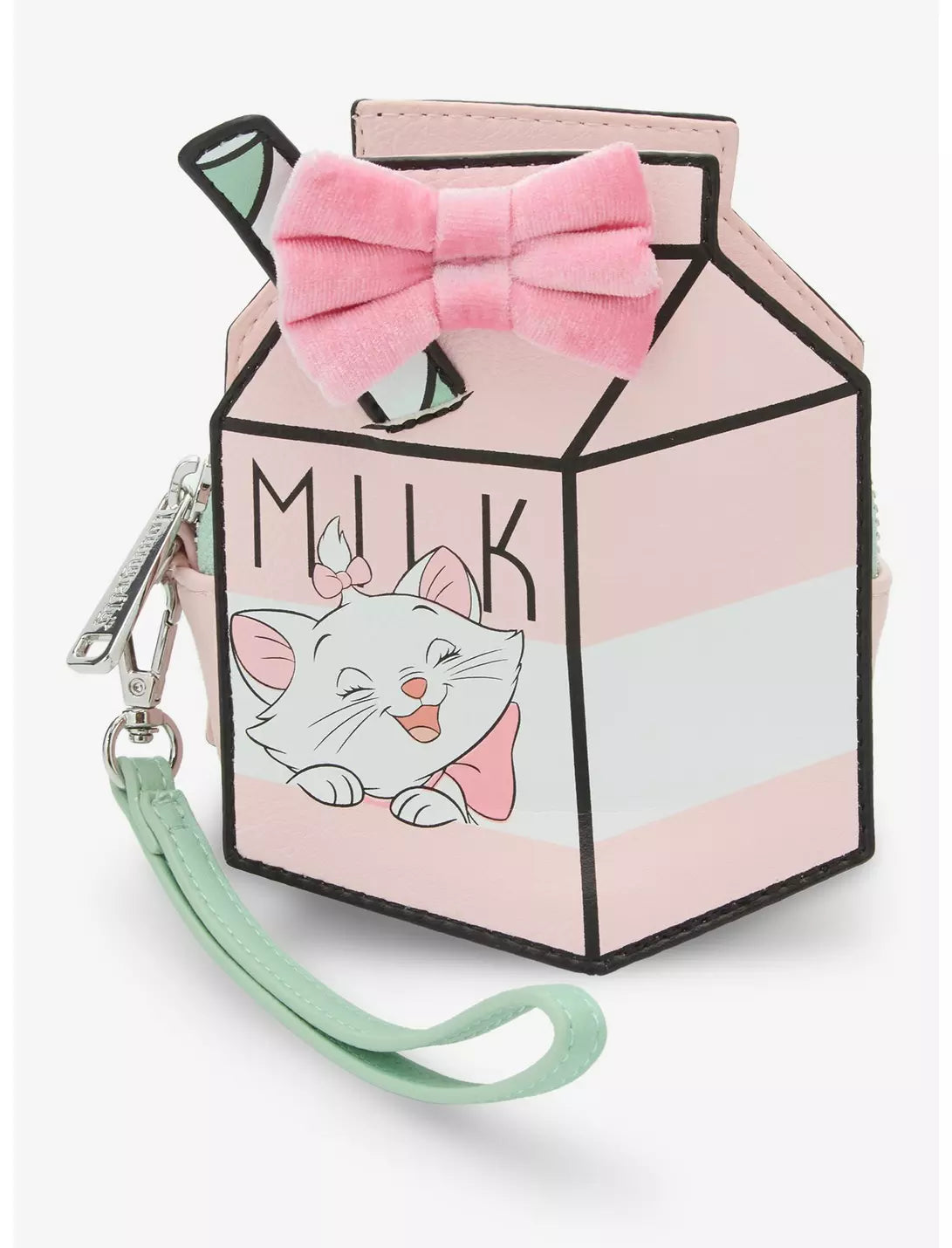 Monedero con figura de Marie Milk Carton de Los Aristogatos de Disney Loungefly (Edición del 10.º aniversario de BoxLunch) - Exclusivo de BoxLunch