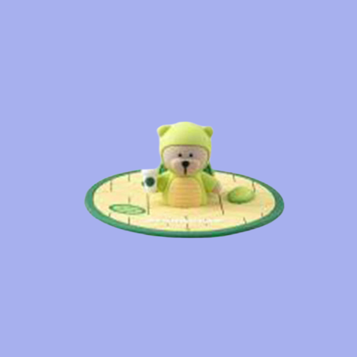 Tapa de Silicon para Taza Starbucks Taiwan 2025 Bear Adventure Game Series Turtle Bear