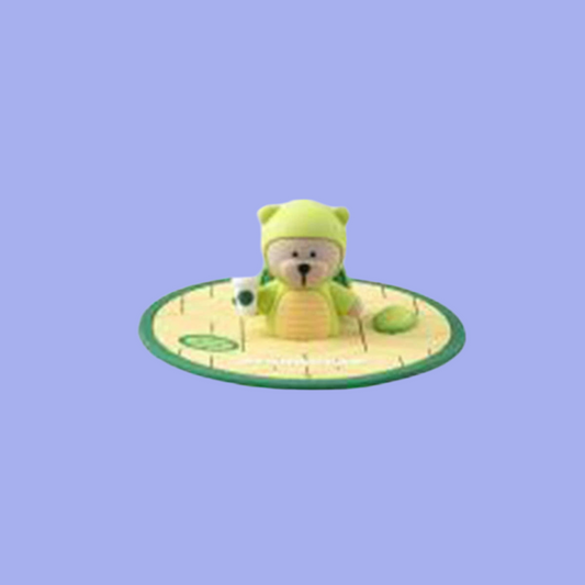 Tapa de Silicon para Taza Starbucks Taiwan 2025 Bear Adventure Game Series Turtle Bear