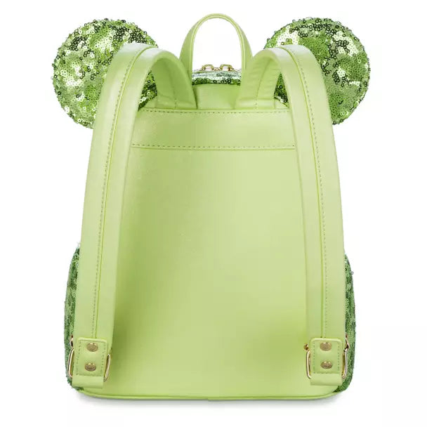 Mini mochila Tinkerbell Loungefly con lentejuelas de Minnie Mouse – Campanita Verde