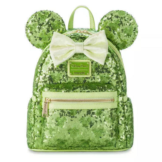 Mini mochila Tinkerbell Loungefly con lentejuelas de Minnie Mouse – Campanita Verde