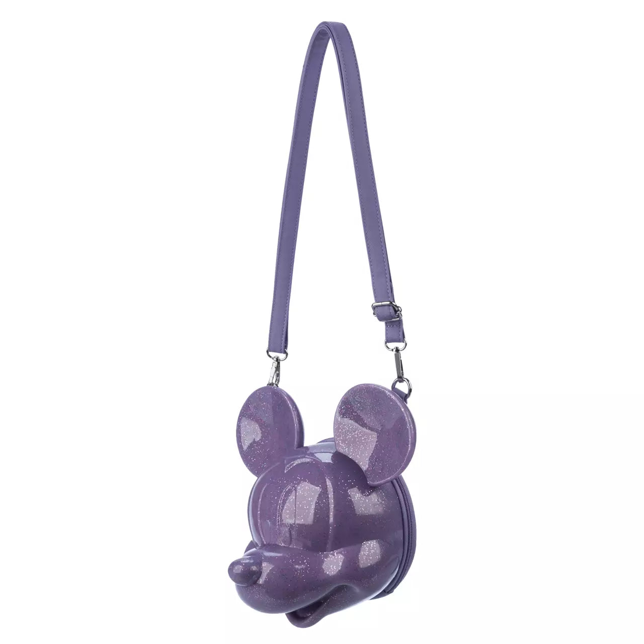 Bolsa Loungefly moldeada con Mickey Mouse, color morado Disney US