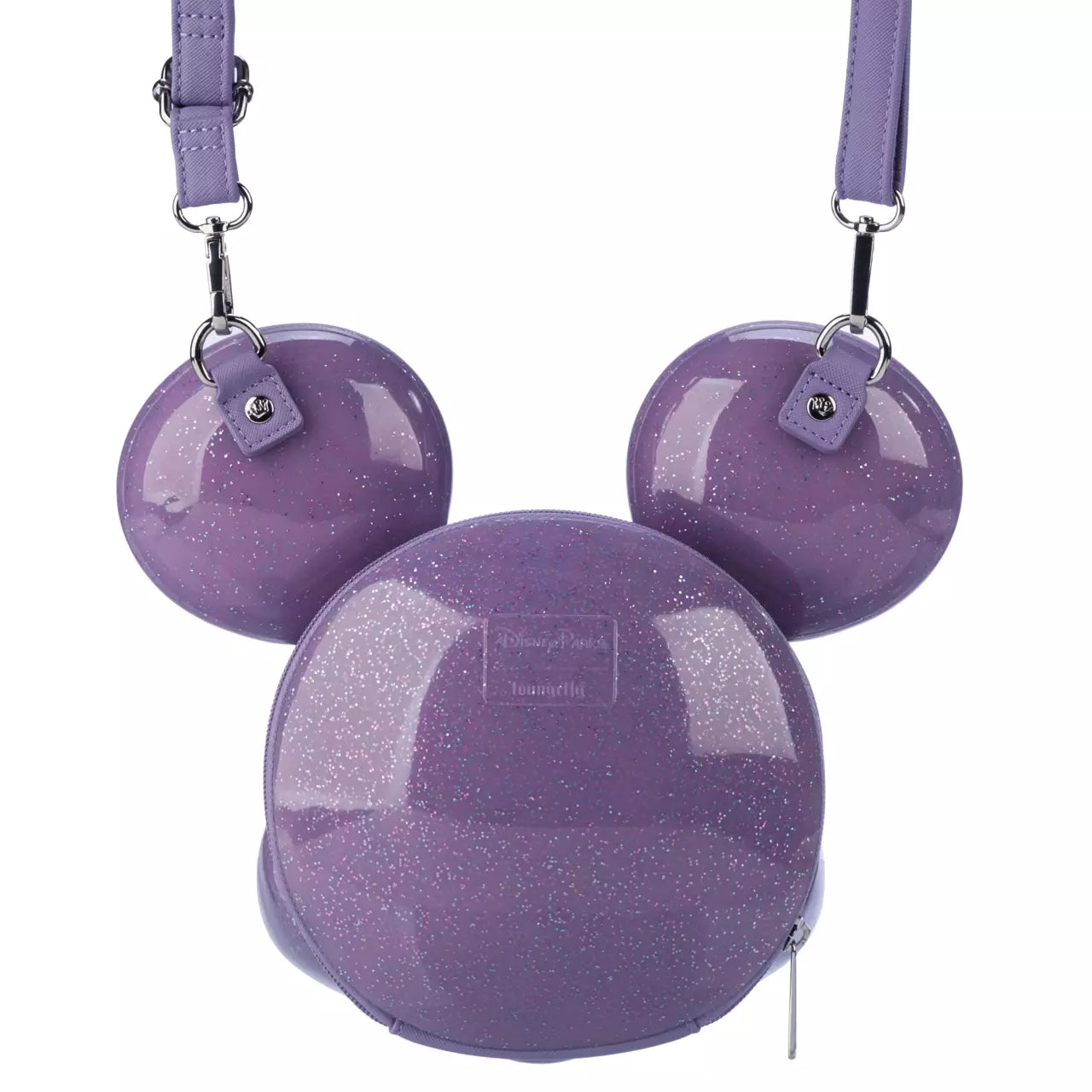 Bolsa Loungefly moldeada con Mickey Mouse, color morado Disney US