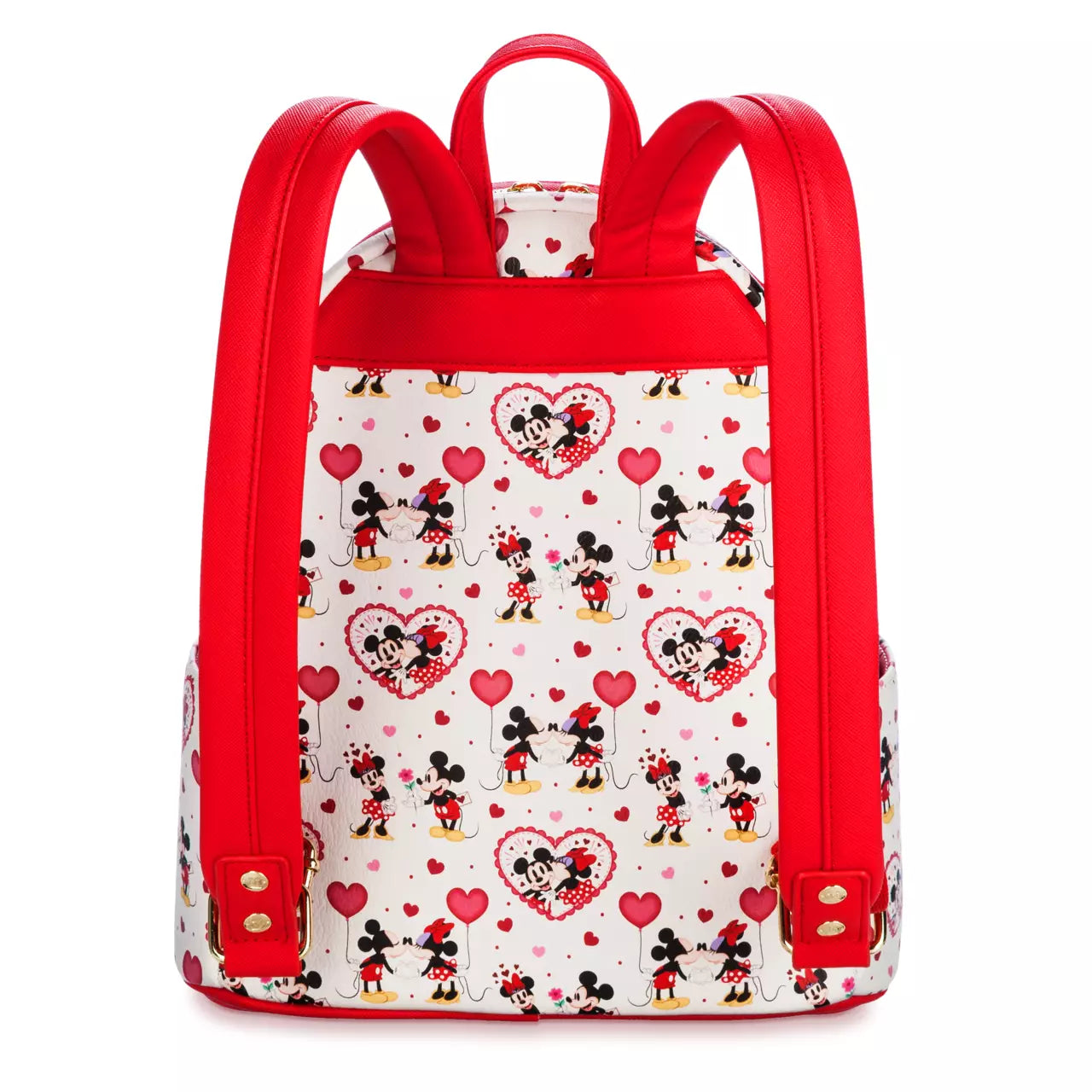 Mochila Loungefly Mini de Mickey y Minnie Mouse para el Día de San Valentín Disney Store US