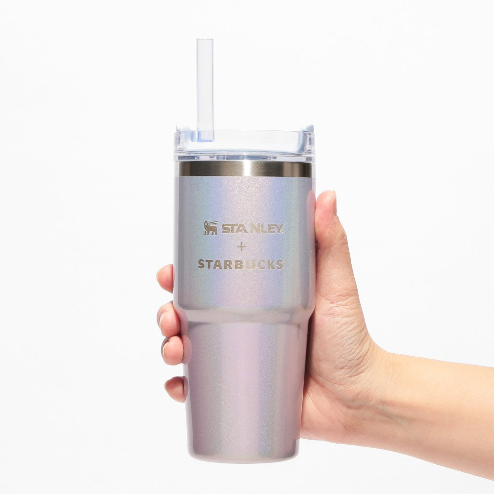 Vaso STANLEY degradación azul rosa 414 ml Shinning Winter