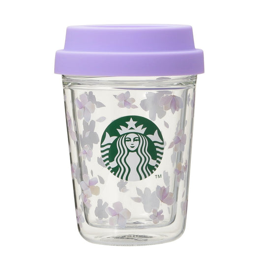 Vaso de Vidrio doble pared Starbucks Japan 2025 Sakura Season2 series  296ml