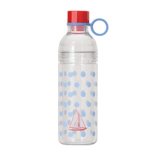 Botella Marine Dot de doble pared con correa de 473 ml Marine Look Collection Japan 2025