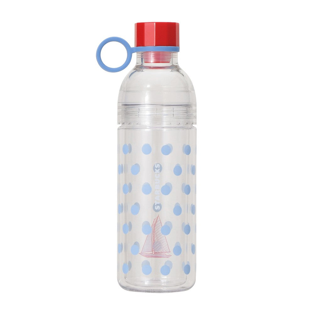 Botella Marine Dot de doble pared con correa de 473 ml Marine Look Collection Japan 2025