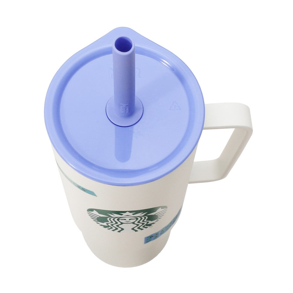 Vaso frío de acero inoxidable con asa MiiR blanco 932ml Enjoy the Day Out Japon 2025