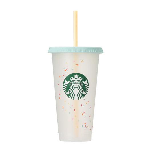 Vaso reutilizable para bebidas con copos de colores de 710 ml Enjoy the Day Out Japon 2025