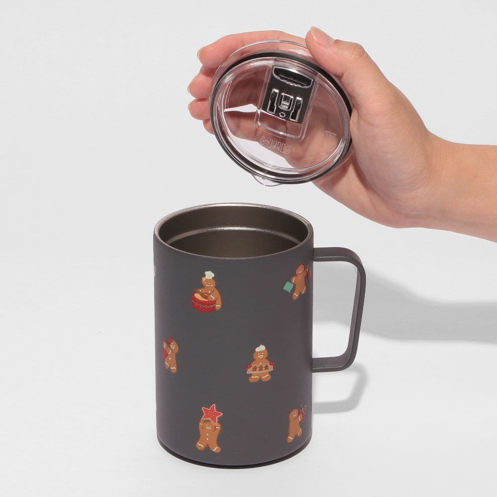 Taza de acero inoxidable MiiR con diseño de hombre de jengibre , 473 ml Holiday Japan 2025