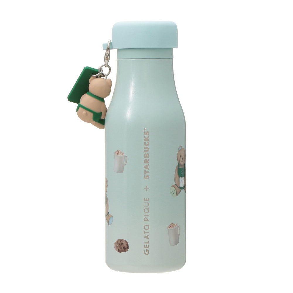 Botella GelAto Piqué de acero inoxidable con tapa y charm Starbucks Gelato Pique 2025