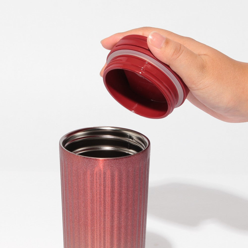 Vaso Starbucks Reserve® de acero inoxidable para bebidas frías, rojo, 473 ml STARBUCKS RESERVE® ROASTERY TOKYO HOLIDAY 2025