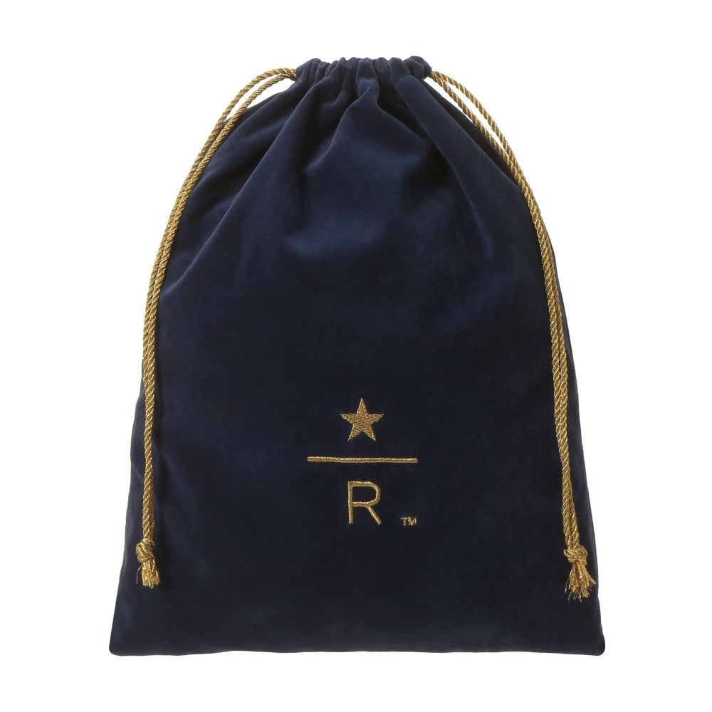 Bolsa con cordón Starbucks Reserve, azul marino, grande Starbucks Reserve Roastery Tokyo Holiday 2025