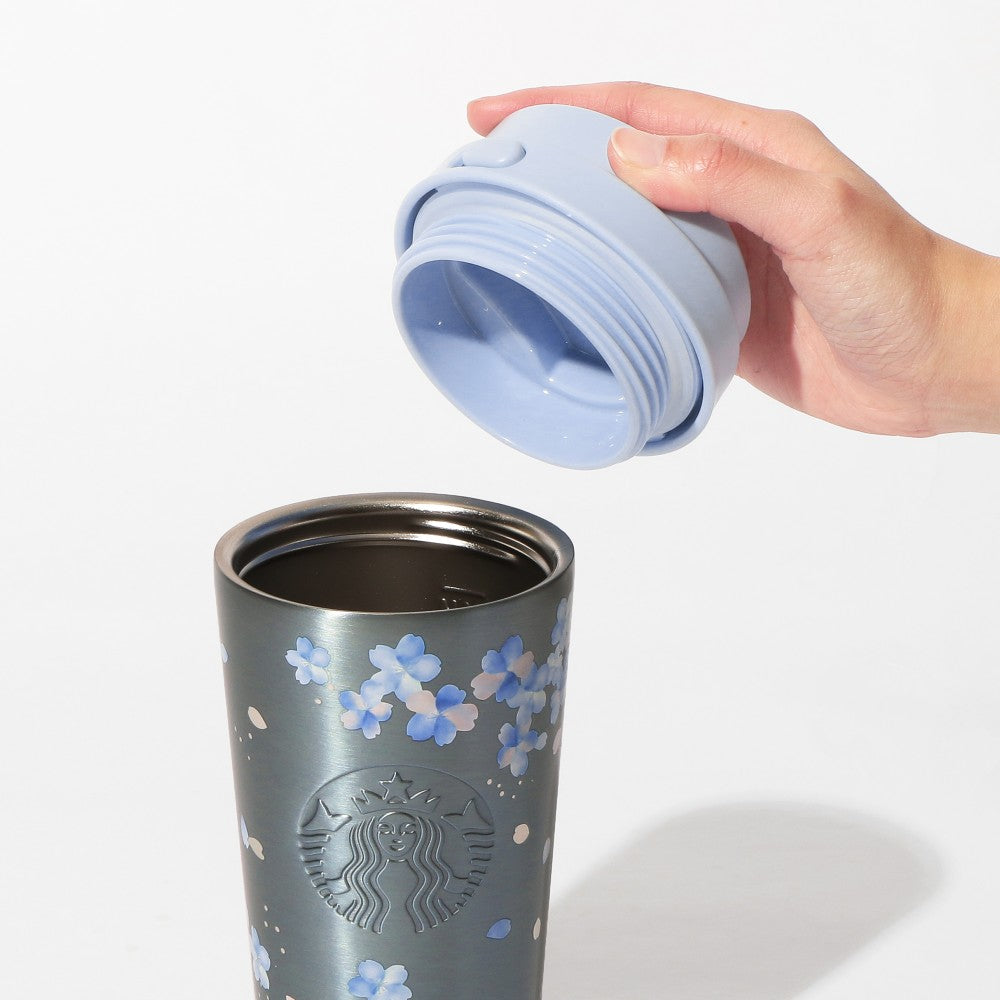 Vaso TOGO de acero inoxidable SAKURA2026, Azul Aireado, 473 ml Sakura Twinkle Gentle Starbucks Japon 2026