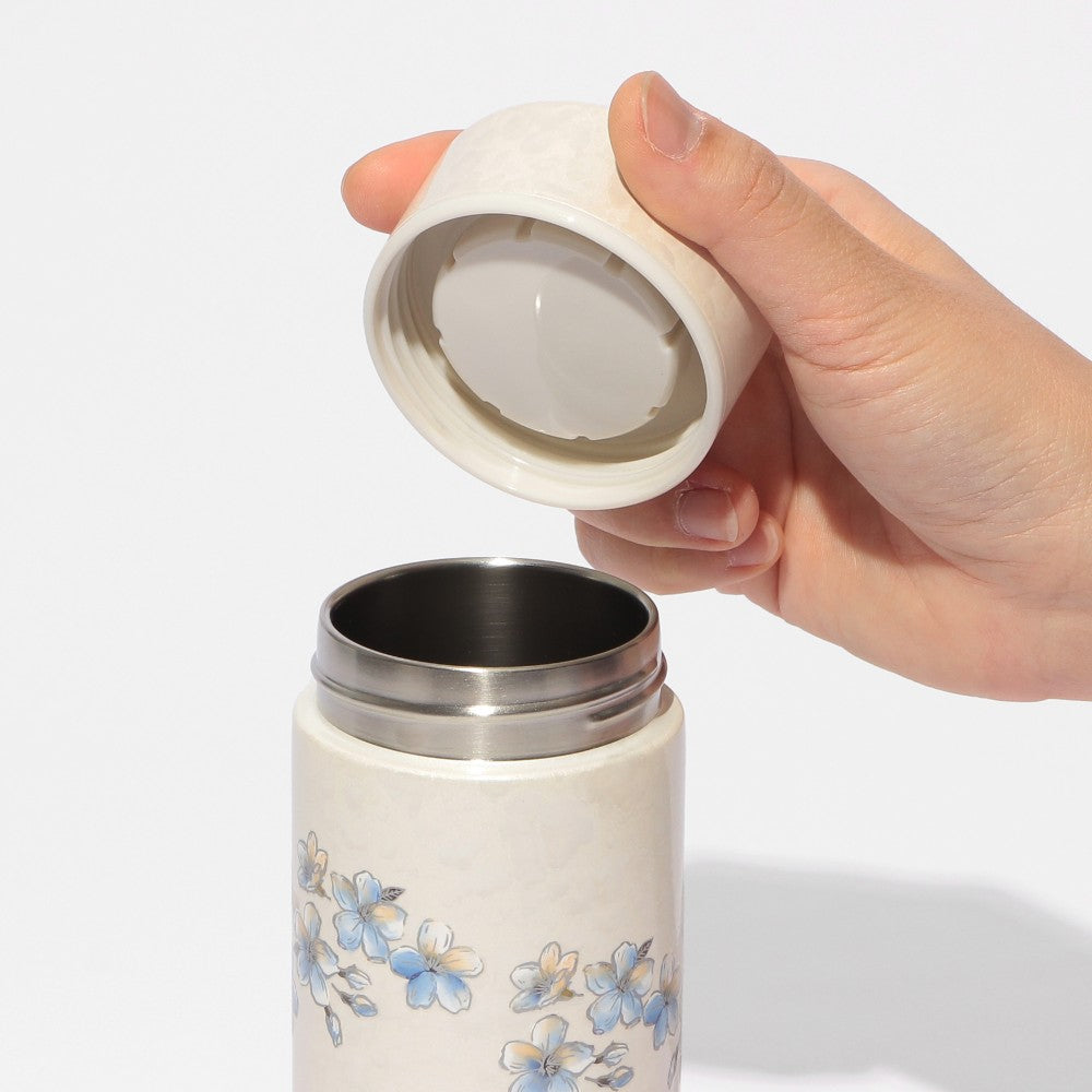 Botella SAKURA2026 Acero Inoxidable Shell Blanco 355ml Sakura Twinkle Gentle Starbucks Japon 2026