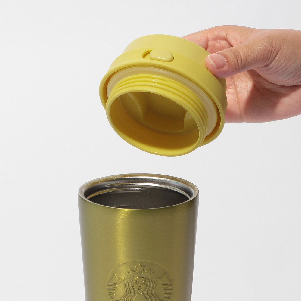 Botella TOGO de acero inoxidable, amarillo brillante, 473 ml Starbucks Japon 2026