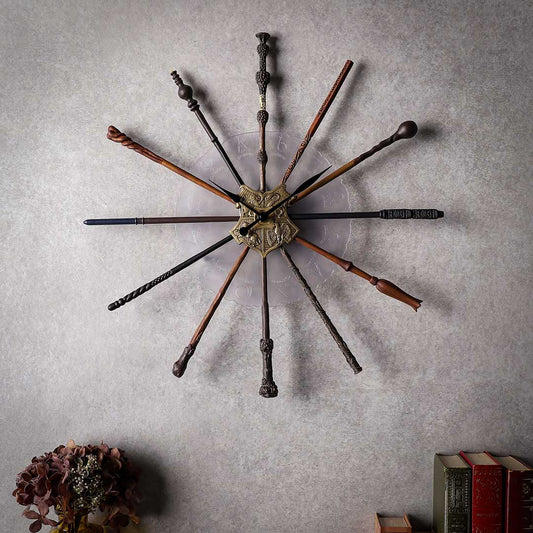 Reloj de pared con varita mágica de Harry Potter Japan