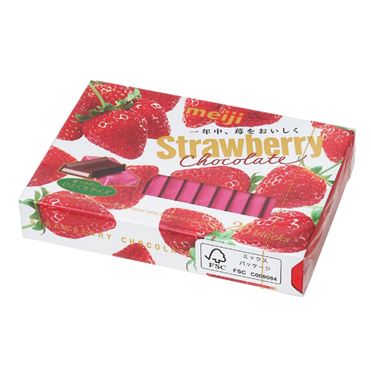 Meiji Fresa Chocolate CAJA 26 piezas Japan Goods