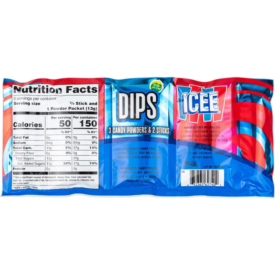 ICEE Dips Candy Powder/Sticks US goods