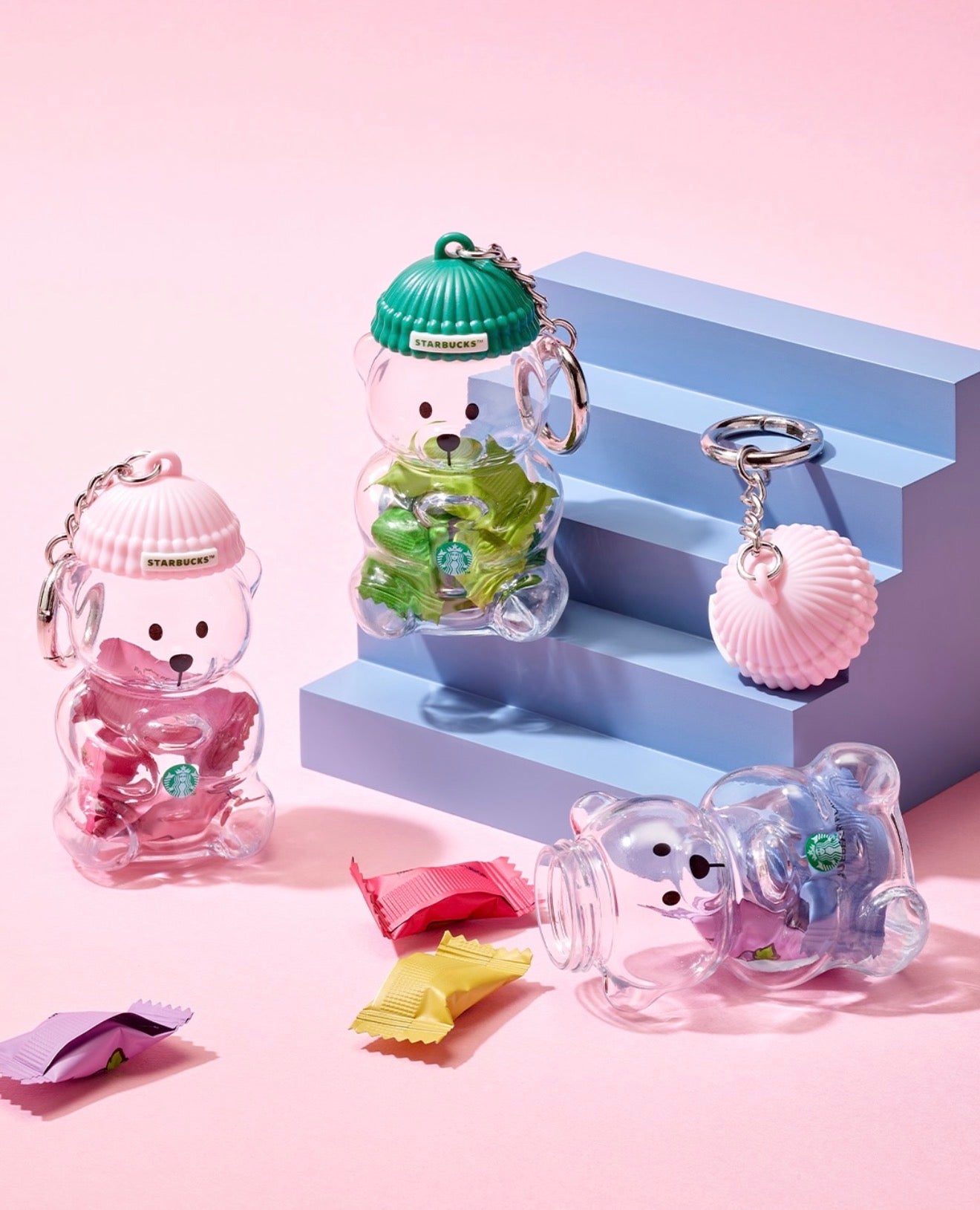 Llavero bearista cristal Starbucks Corea