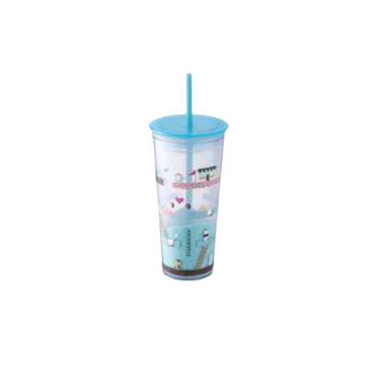 Vaso De Acrílico grande Starbucks Taiwan 2025 Bear Adventure Game Series 473ml 16.65oz