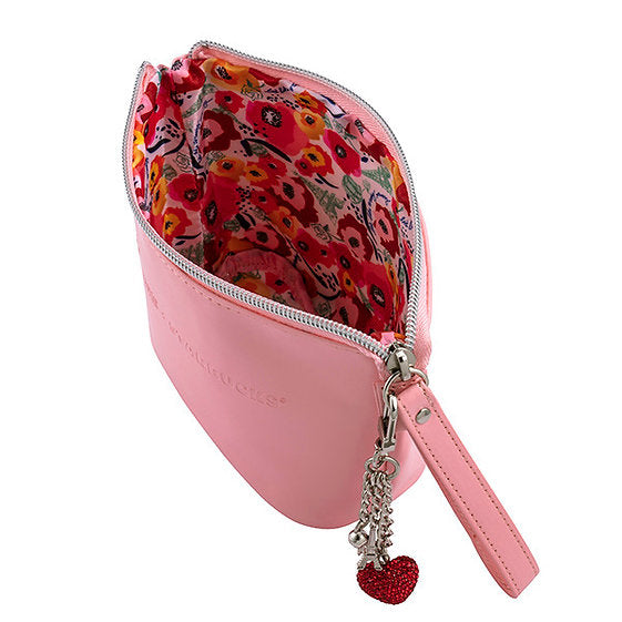 Bolsa Rosa con Charm de Cristales Starbucks Emily in Paris