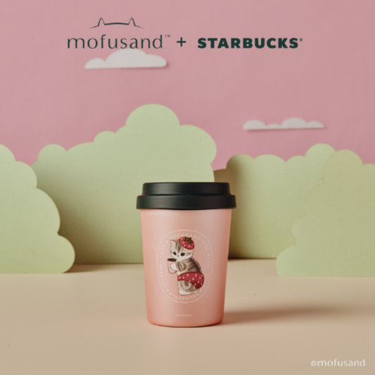 Vaso de Acero Inoxidable 8oz Strawberry Mofusand x Starbucks Singapore 2025
