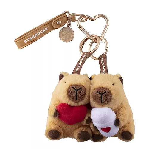 Heart to Heart Capybara Keychain / Charm Taiwan Valentine’s Day 2026
