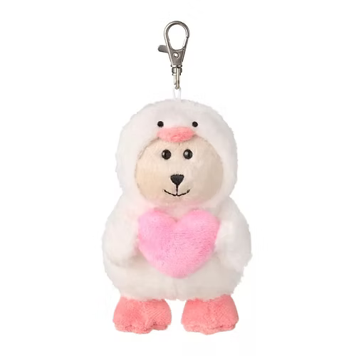 Love Duck Bearista Plush Charm Taiwan Valentine’s Day 2026