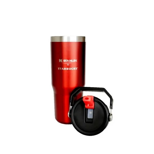 Stanley x Starbucks Rojo con Negro Acero Inoxidable Black Lunar Luxury 2025 30oz